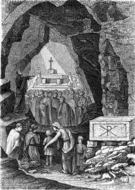 6  Early-Christians-Worship-in-the-Catacombs-of-Saint-Calixtus